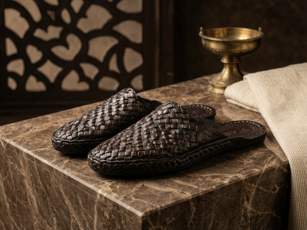 Leather Brown Jali Bantu