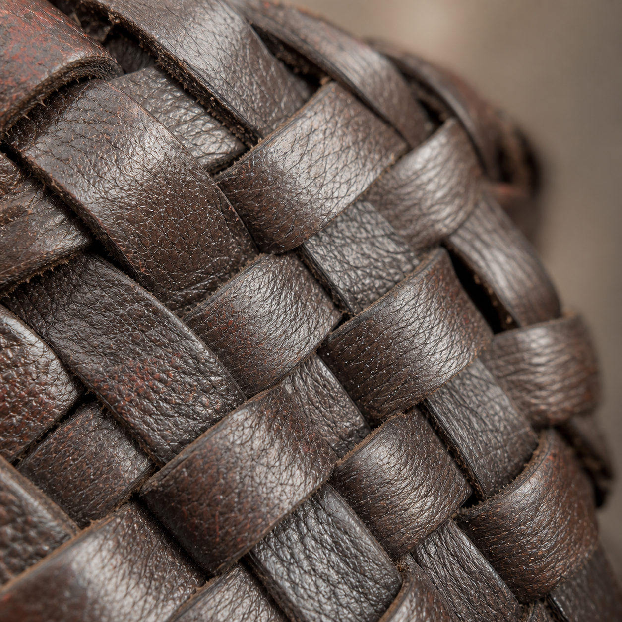 Leather Brown Jali Sandal