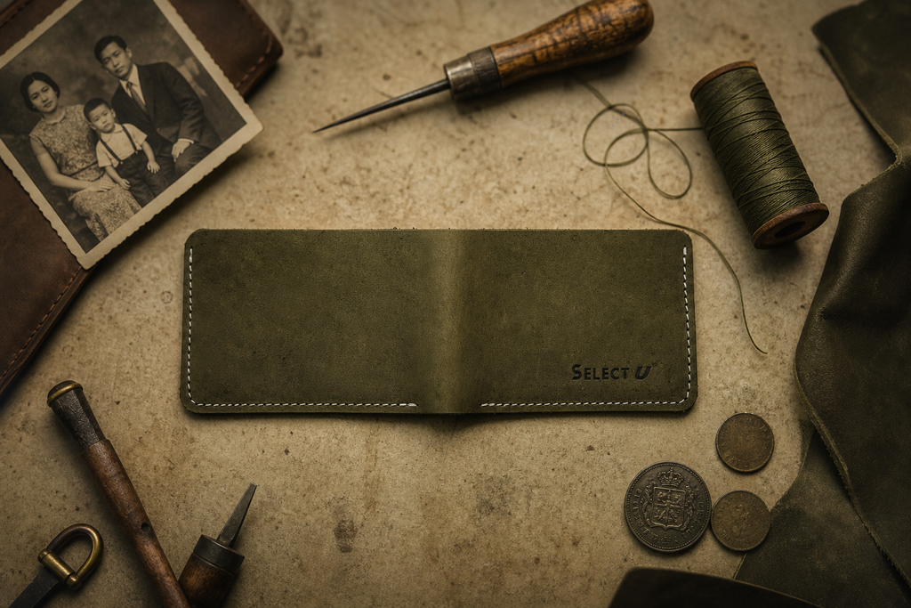 Olive Leather Wallet
