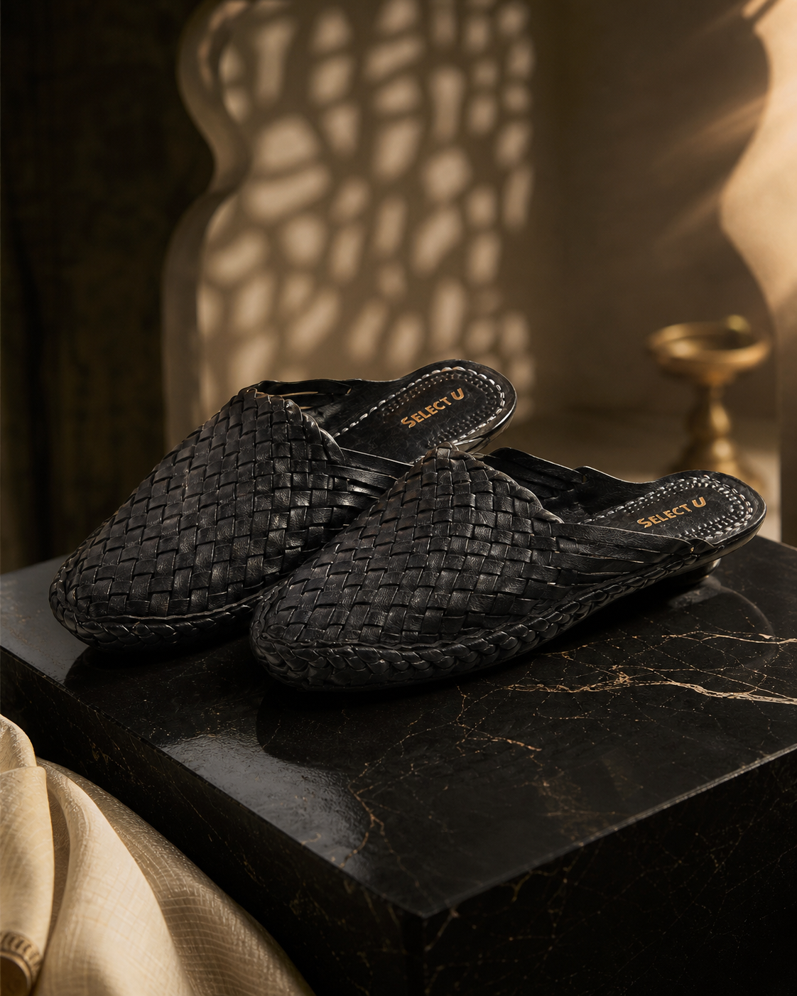 Leather Black Jali Bantu