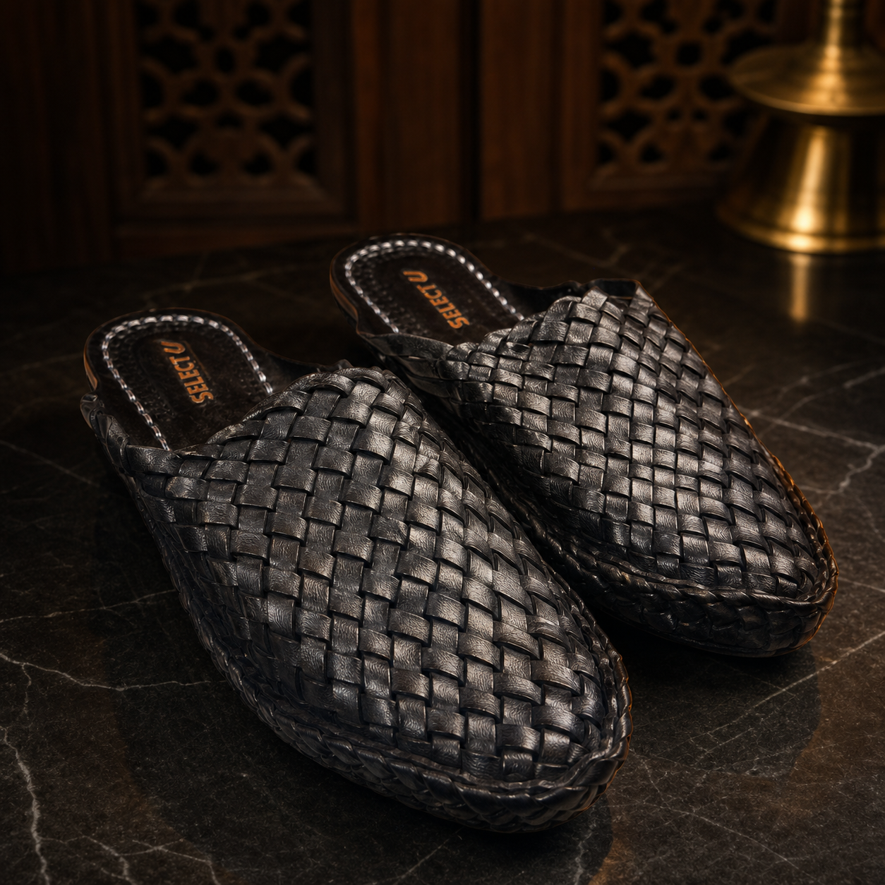 Leather Black Jali Bantu