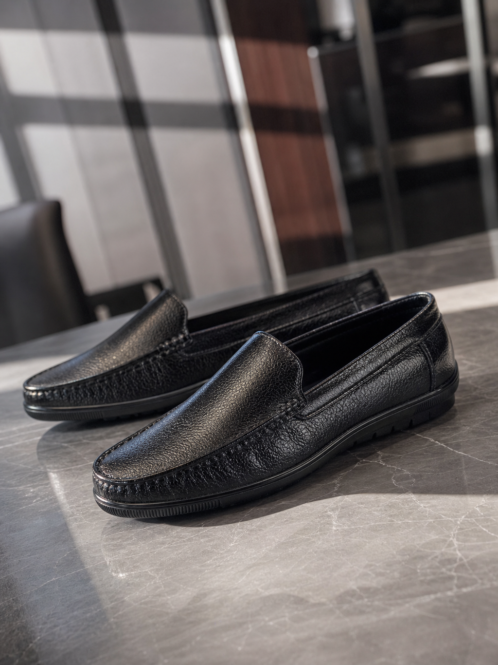 Original Black Leather Loafer