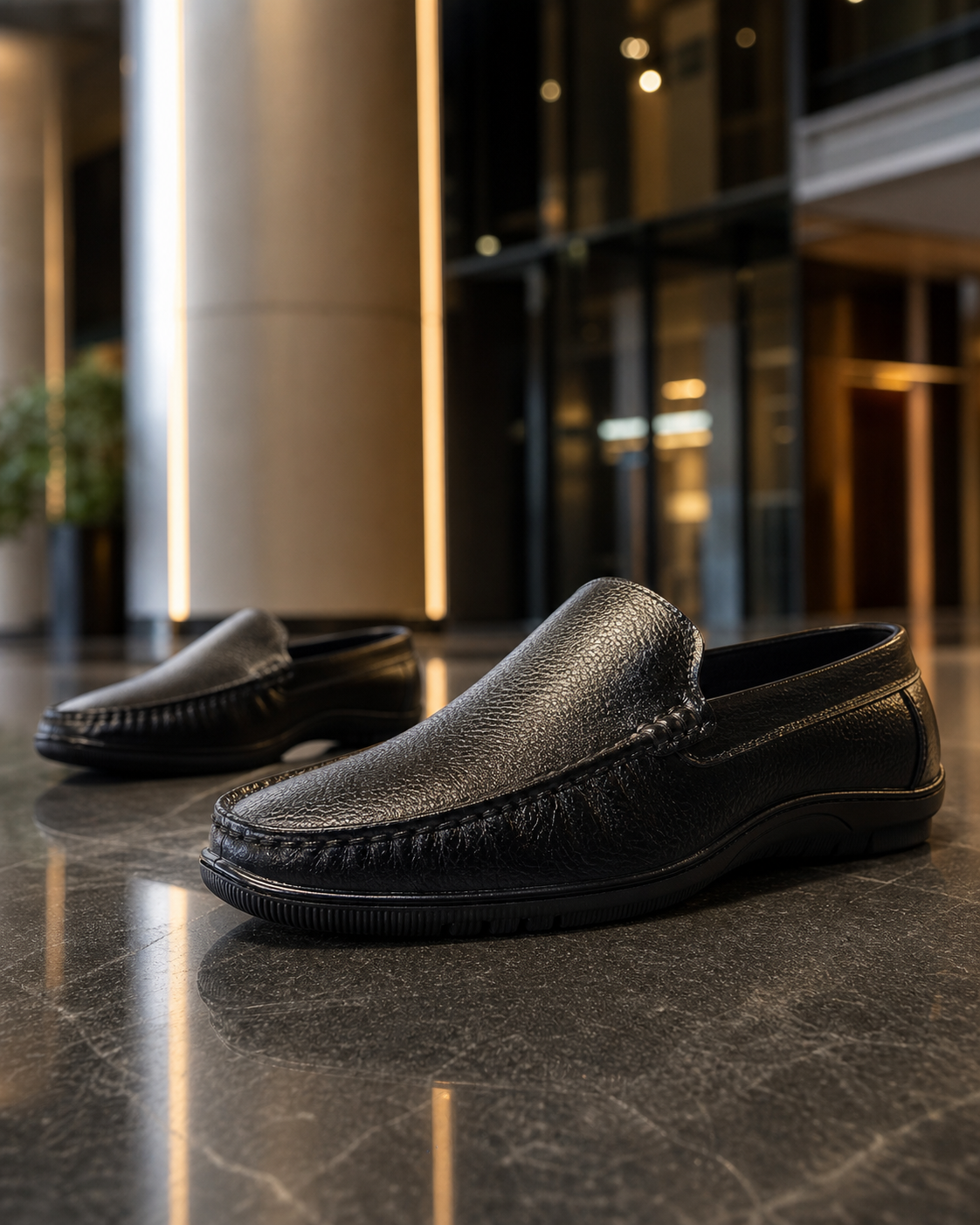 Original Black Leather Loafer