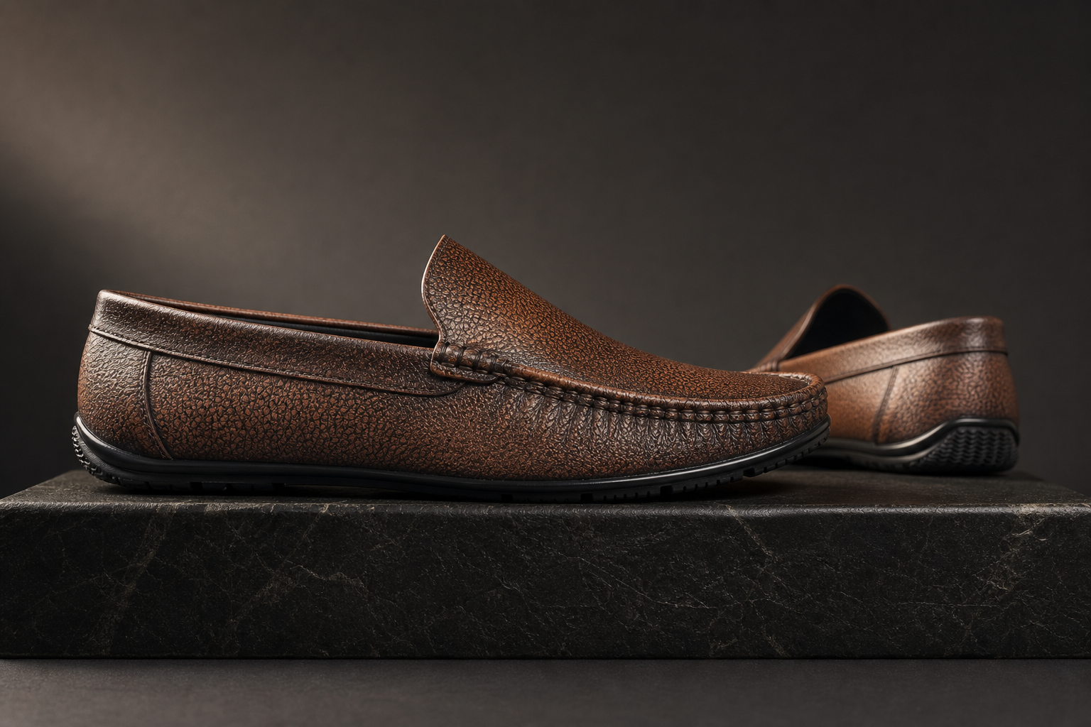 Original Brown Leather Loafer