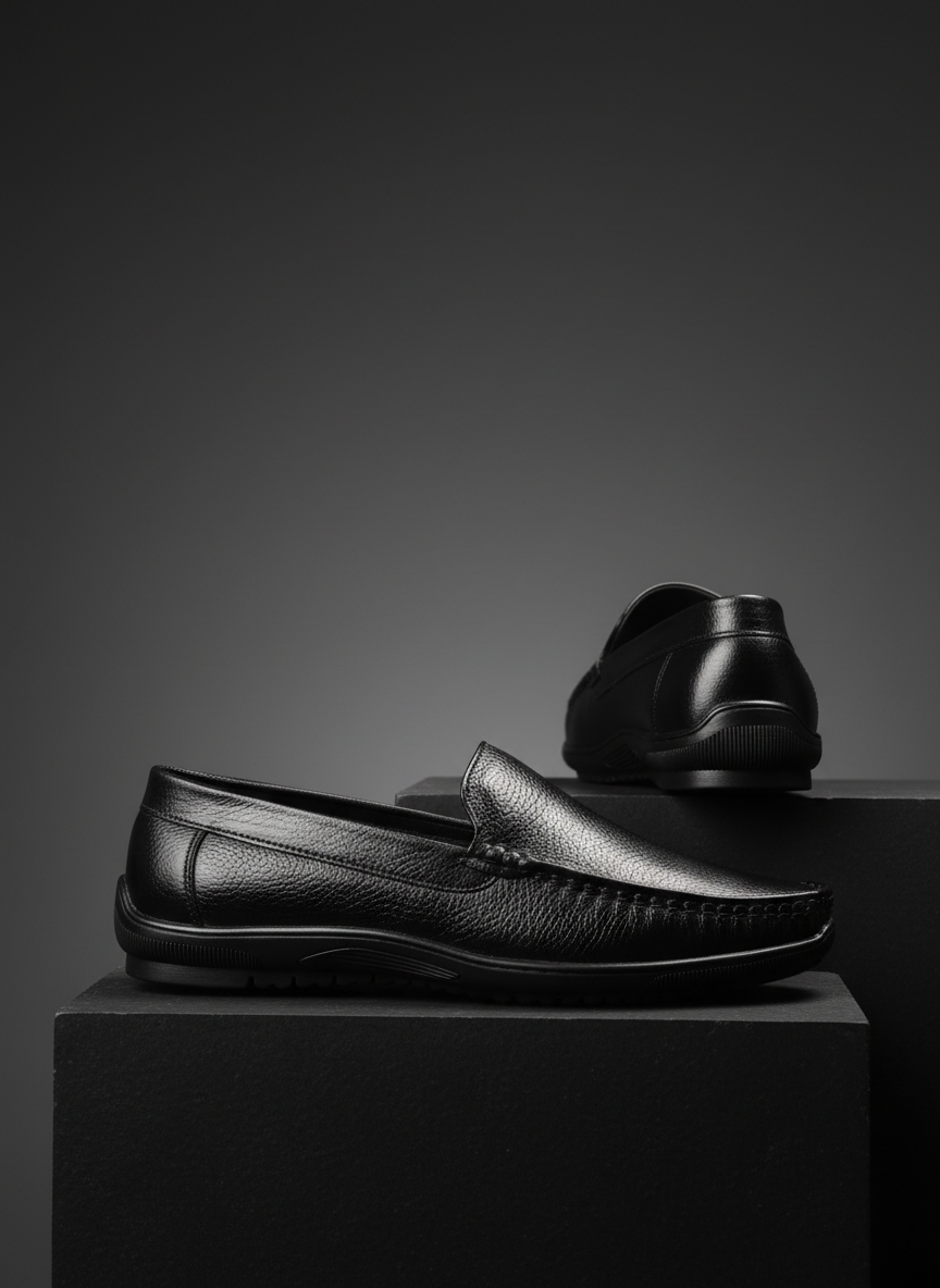 Original Black Leather Loafer