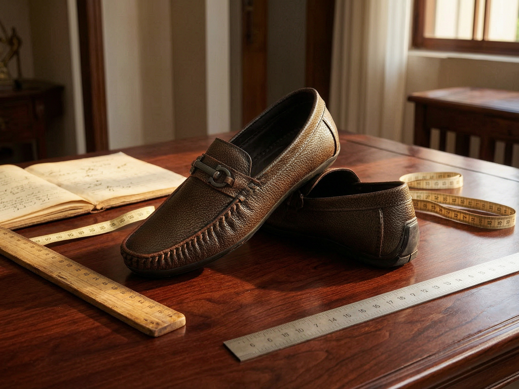 Brown Clippo Leather Loafer