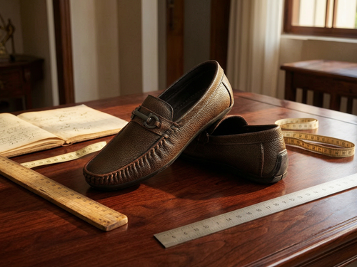 Brown Clippo Leather Loafer